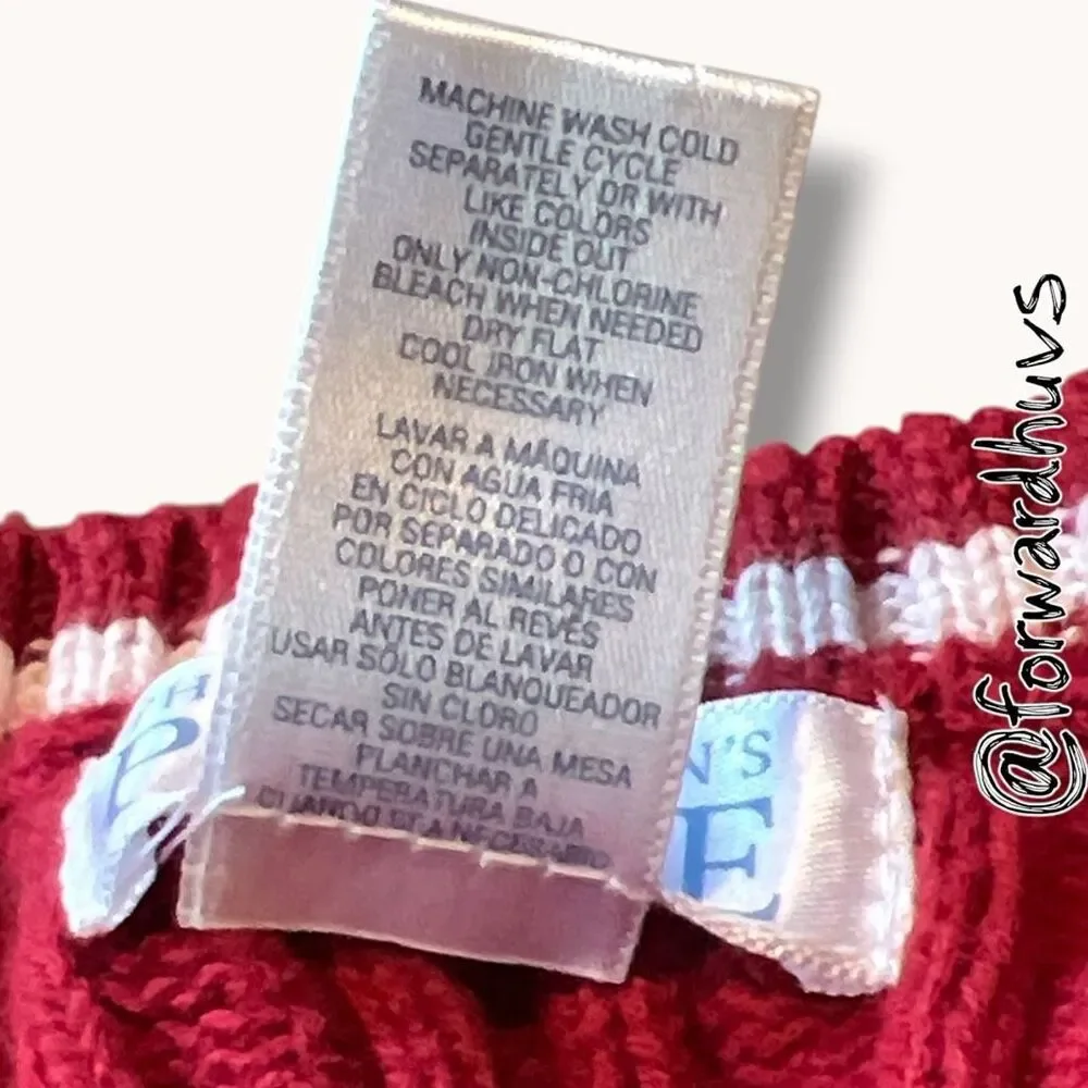 ☑️ The Children’s Place Dog Cable Knit Sweater Vest Red 3-6 Mos